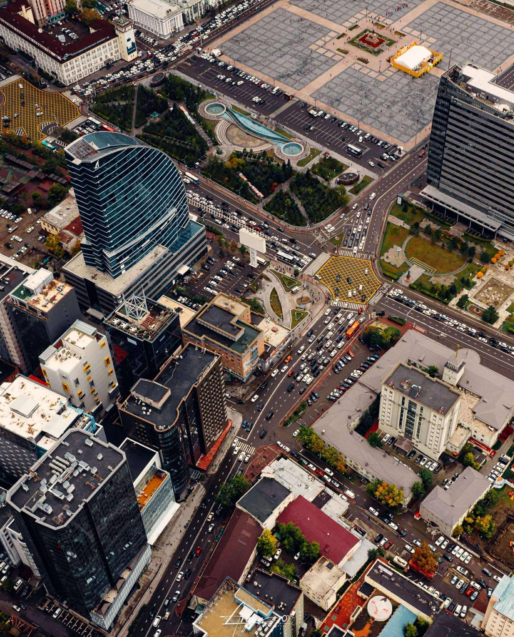 Ulaanbaatar aerial